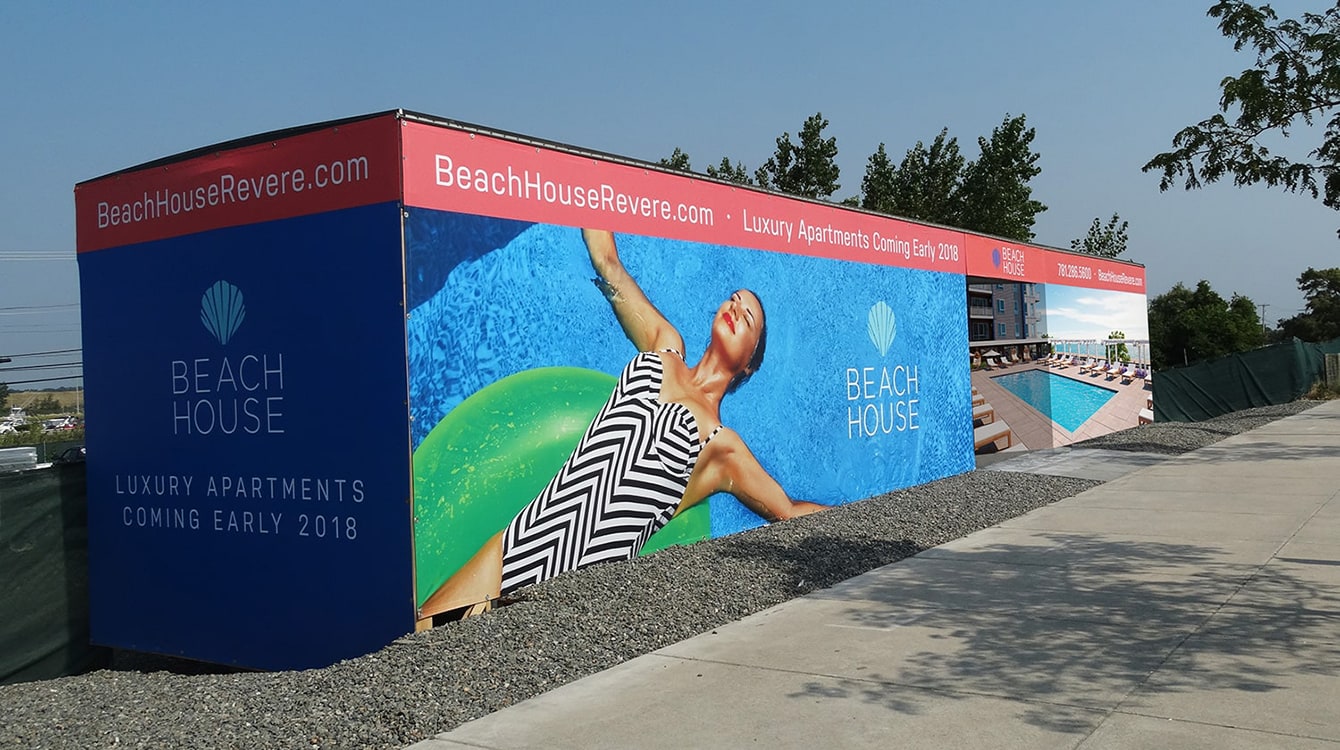 Beach House - Revere MA - Leasing Trailer