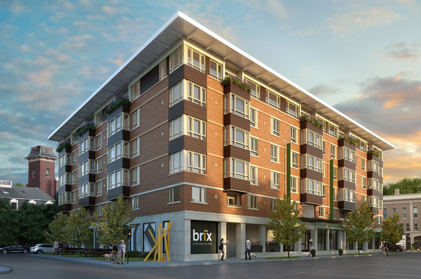 BRIX Condos - Salem, MA - Exterior Rendering