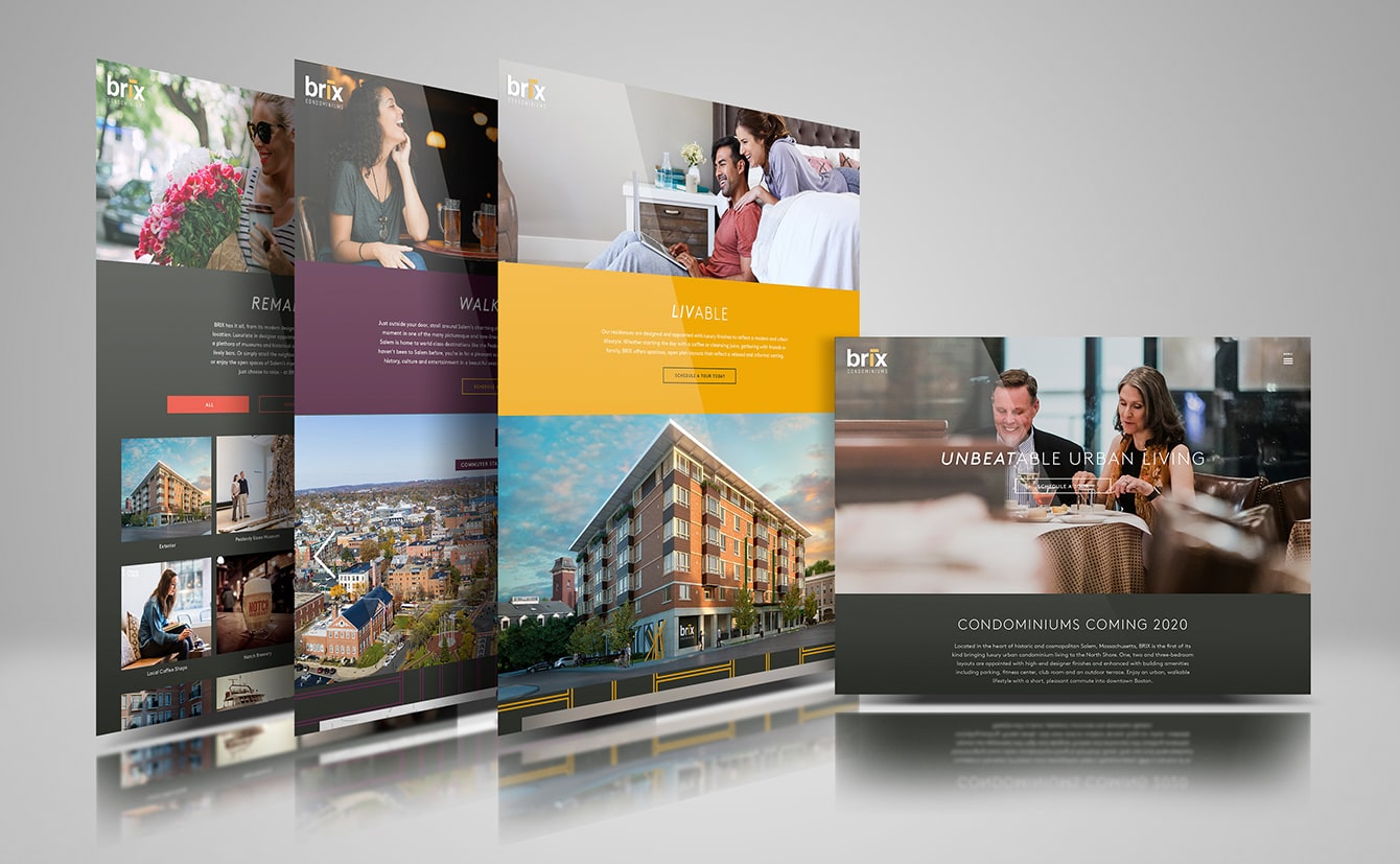 BRIX Condos - Salem, MA - Website Design
