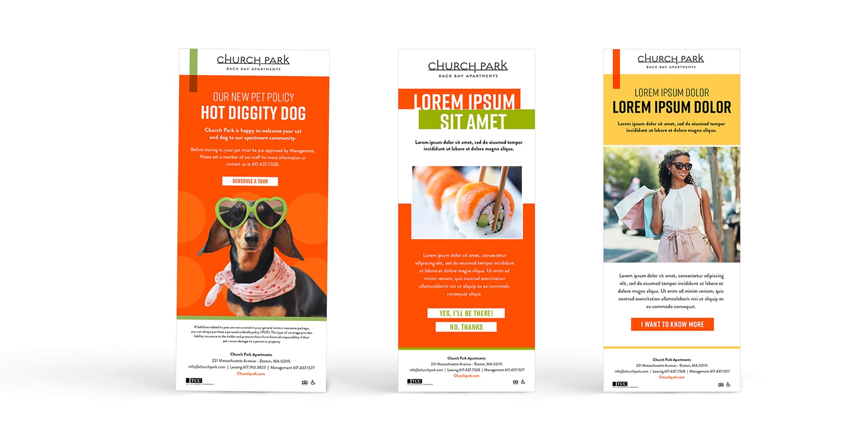 Church Park Apartments - Email Marketing Campaigns