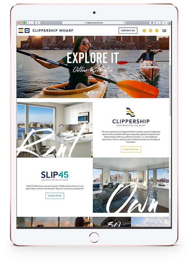 Clippership Wharf - Web Developer & Web Designer
