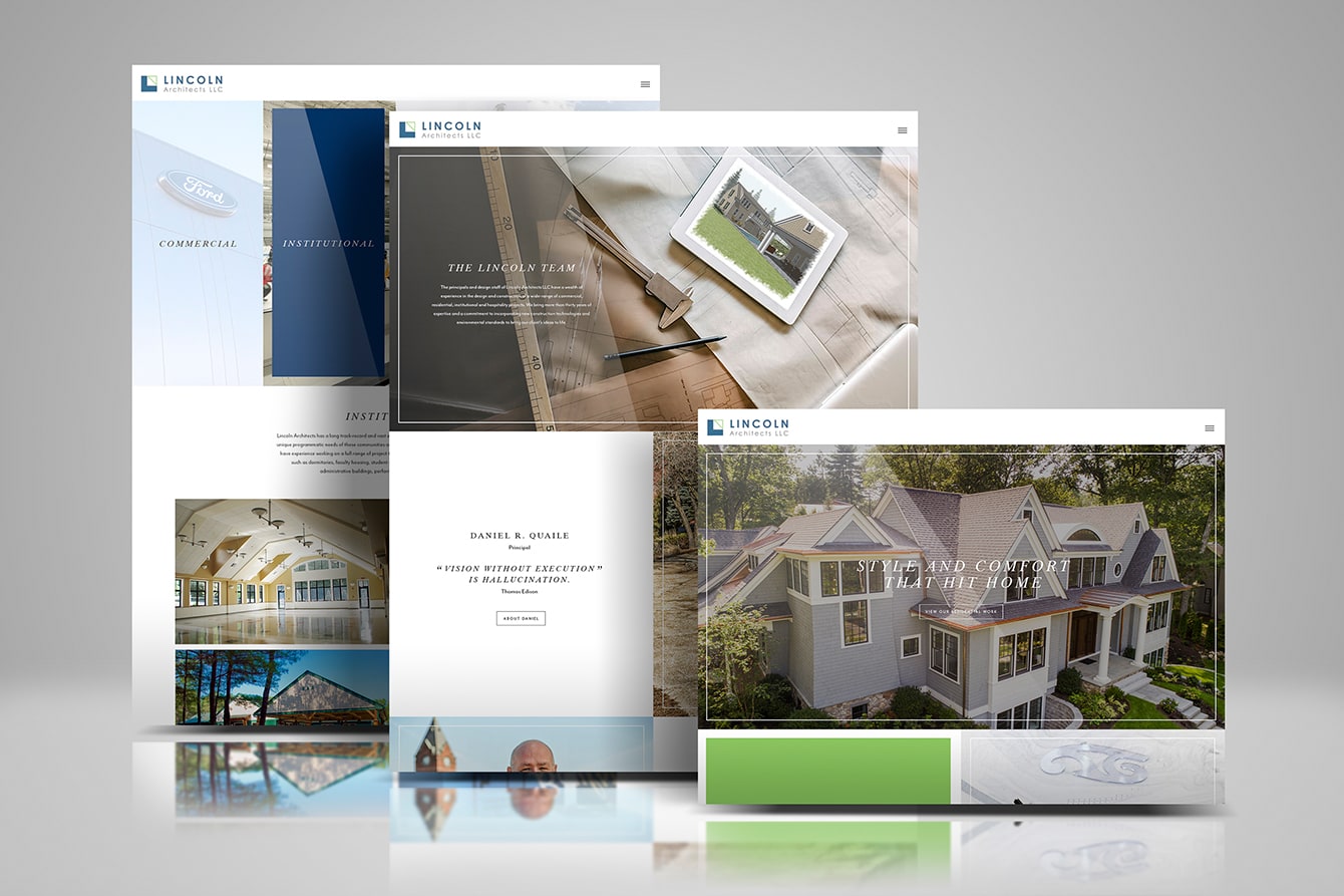 Lincoln Architects - Winchester, MA - Corporate Website Developer & Designer