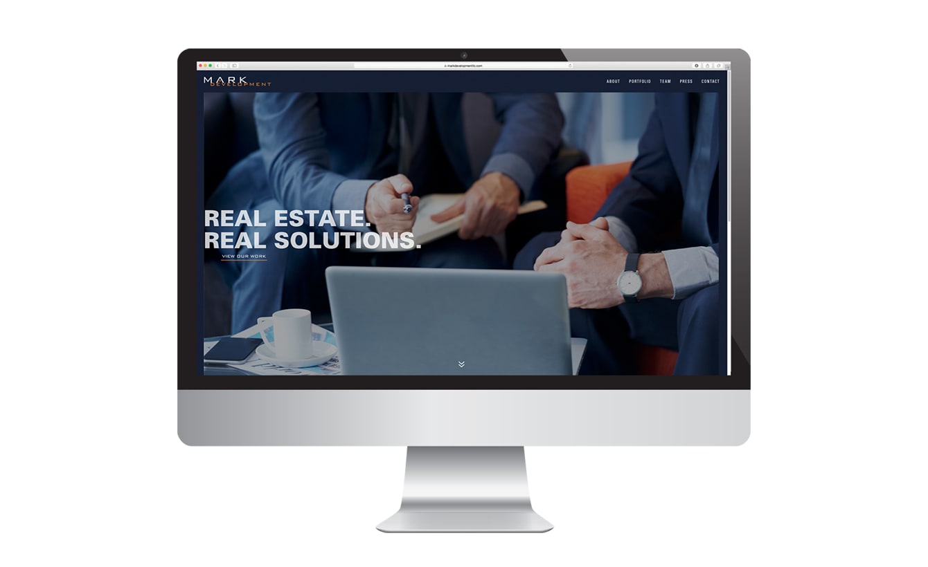 Mark Development - Boston/NYC - Corporate Website Design