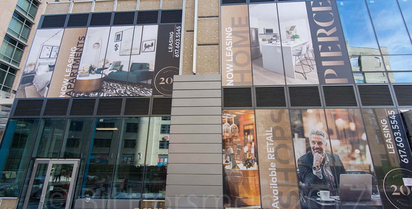 Pierce - Fenway, Boston, MA - Exterior Signage