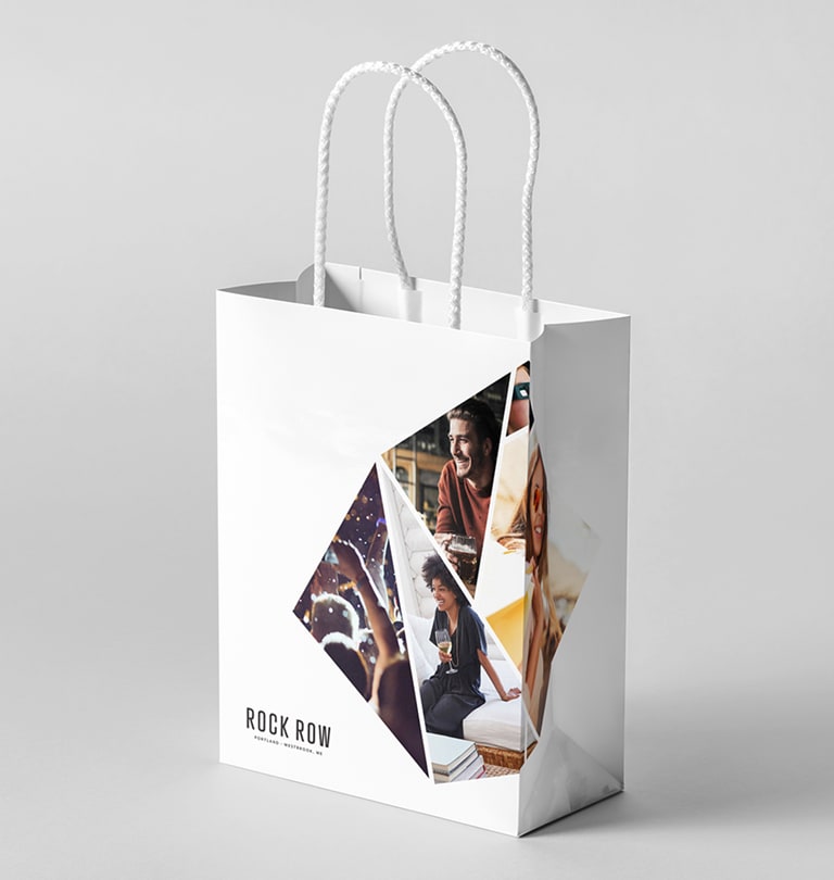 Rock Row - Portland ME - Branding Example (Bag)