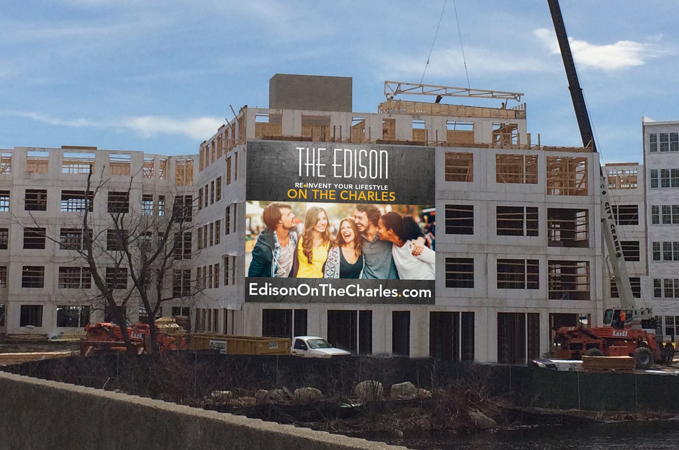 The Edison Apartments - Waltham, MA - Outdoor Signage (1)